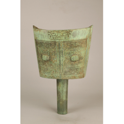 西周初青铜兽面纹铜铙【南京博物院】