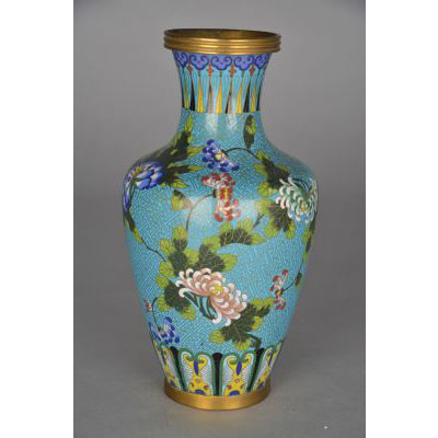 民国景泰蓝花瓶【南京博物院】